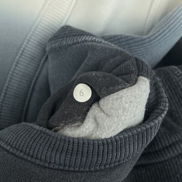 Lululemon Special Edition Scuba Hoodie Logo Jacket Full Zip Dip Dye Ombre Women - Picture 6 of 15